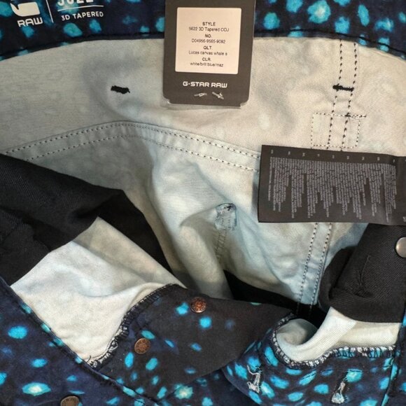NWT G-STAR Raw Mid Boyfriend Jeans Elwood Whale Shark Pharrell Williams - Picture 9 of 14